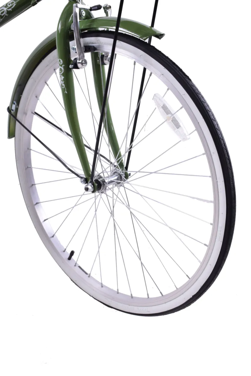 Ammaco Classique 26 Inch Dutch Lifestyle Bike Green-9